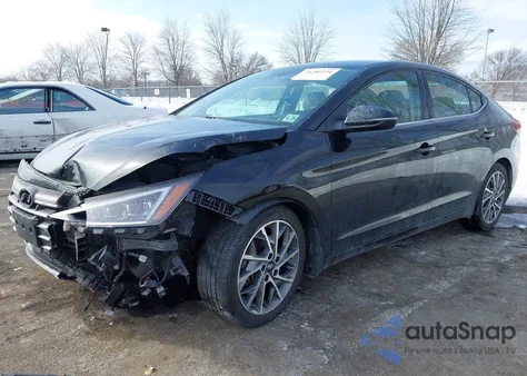 2020 Hyundai Elantra Limited from USA, damaged, VIN 5NPD84LF3LH627655